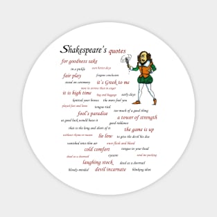 Shakespeare's quotes Magnet